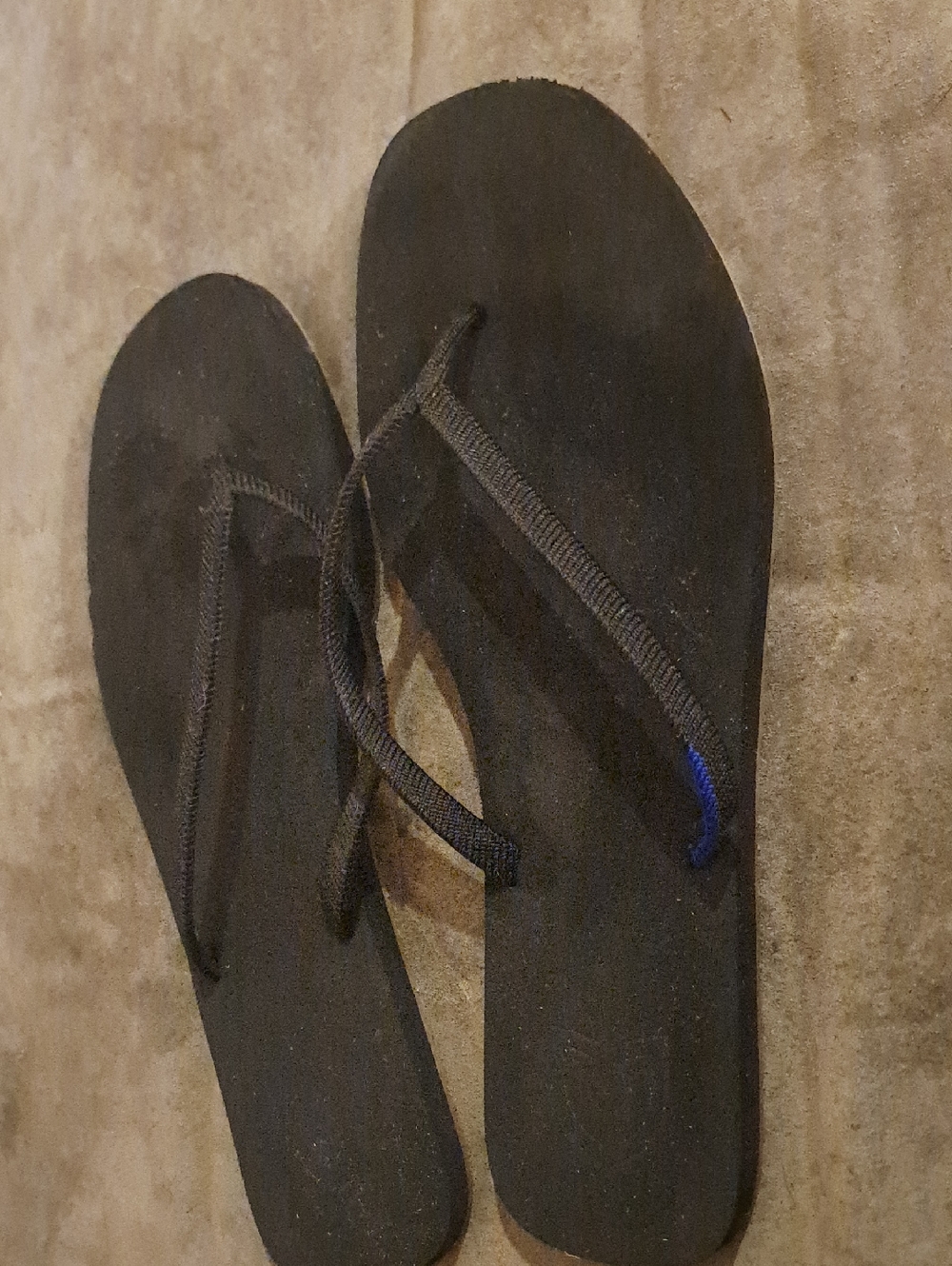 Rothy's Size 9 Classic Black Flip Flop Sandals